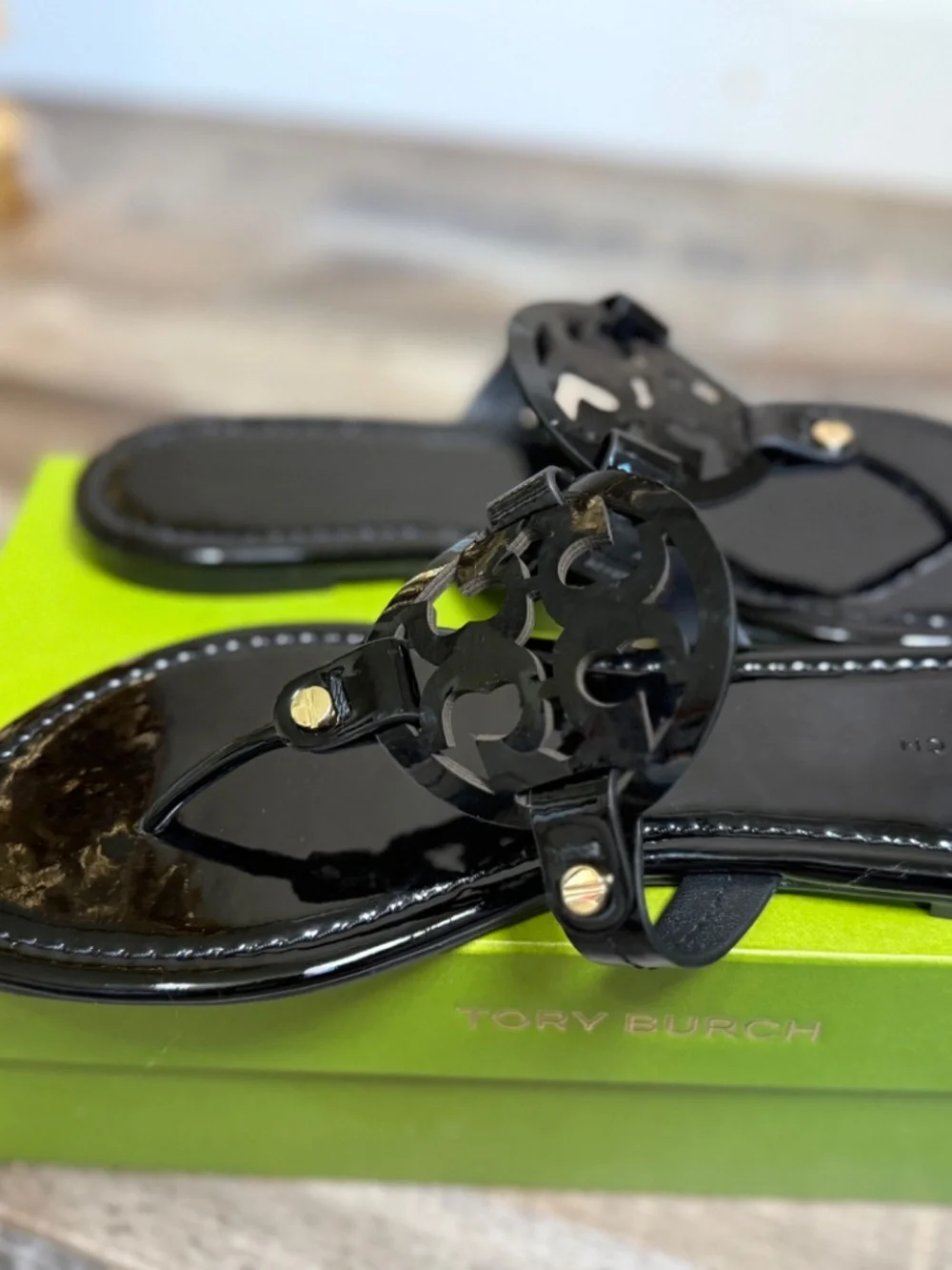MILLER PATENT SANDAL